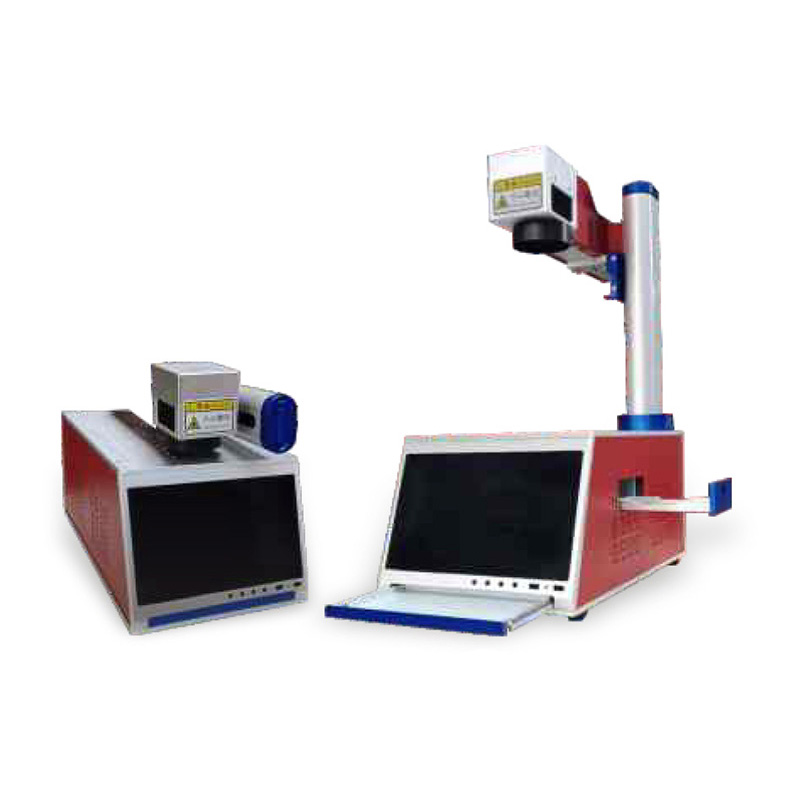 Folding portable fiber optic laser machine